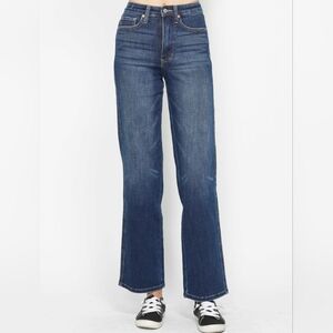 Judy Blue Tummy Control High-Rise Stretch Jeans Denim Mom Straight Leg Pants